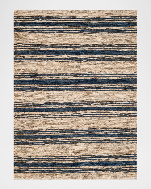 Cliff Stripe Hand-Knotted Rug, 4' x 6'
